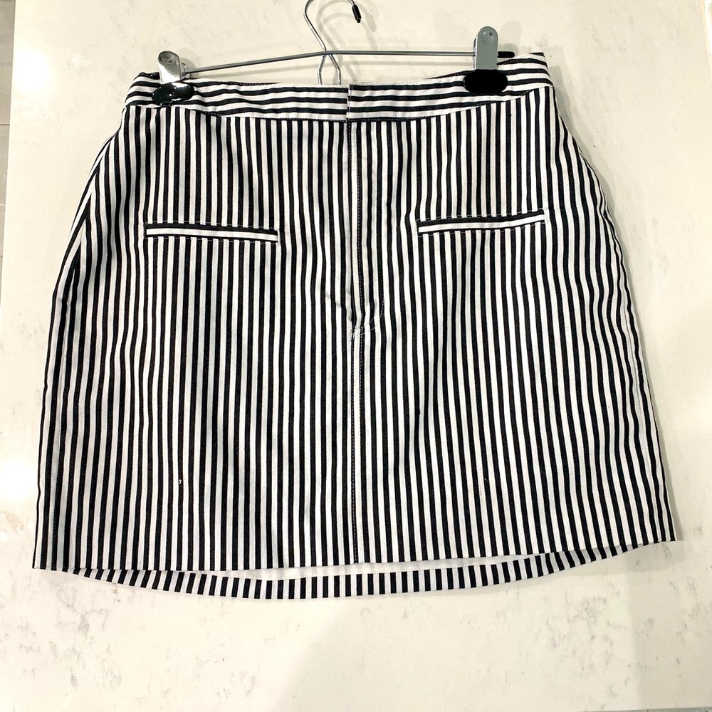 Striped Skirt, beetle juice style skirt. Halloween